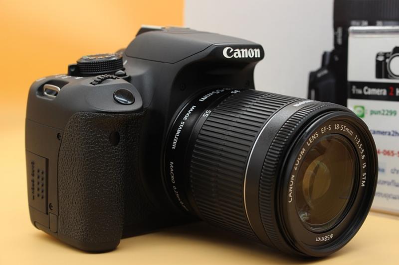 ขาย CANON EOS 700D + Lens 18-55mm IS STM เครื่องอดีตประกันศูนย์ เมนูไทย สภาพยังสวย ชัตเตอร์ 10,xxx รูป จอทัชสกรัน จอติดฟิล์มแล้ว ใช้งานเต็มระบบทุกฟังก์ชั่น